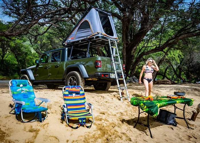 Campcar Maui Jeeps Suvs Hybrid Camper Van Rentals With Equipment And Travel Advice